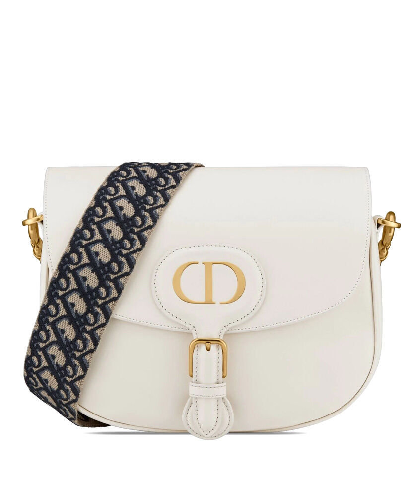 Christian Dior Large Dior Bobby Bag White